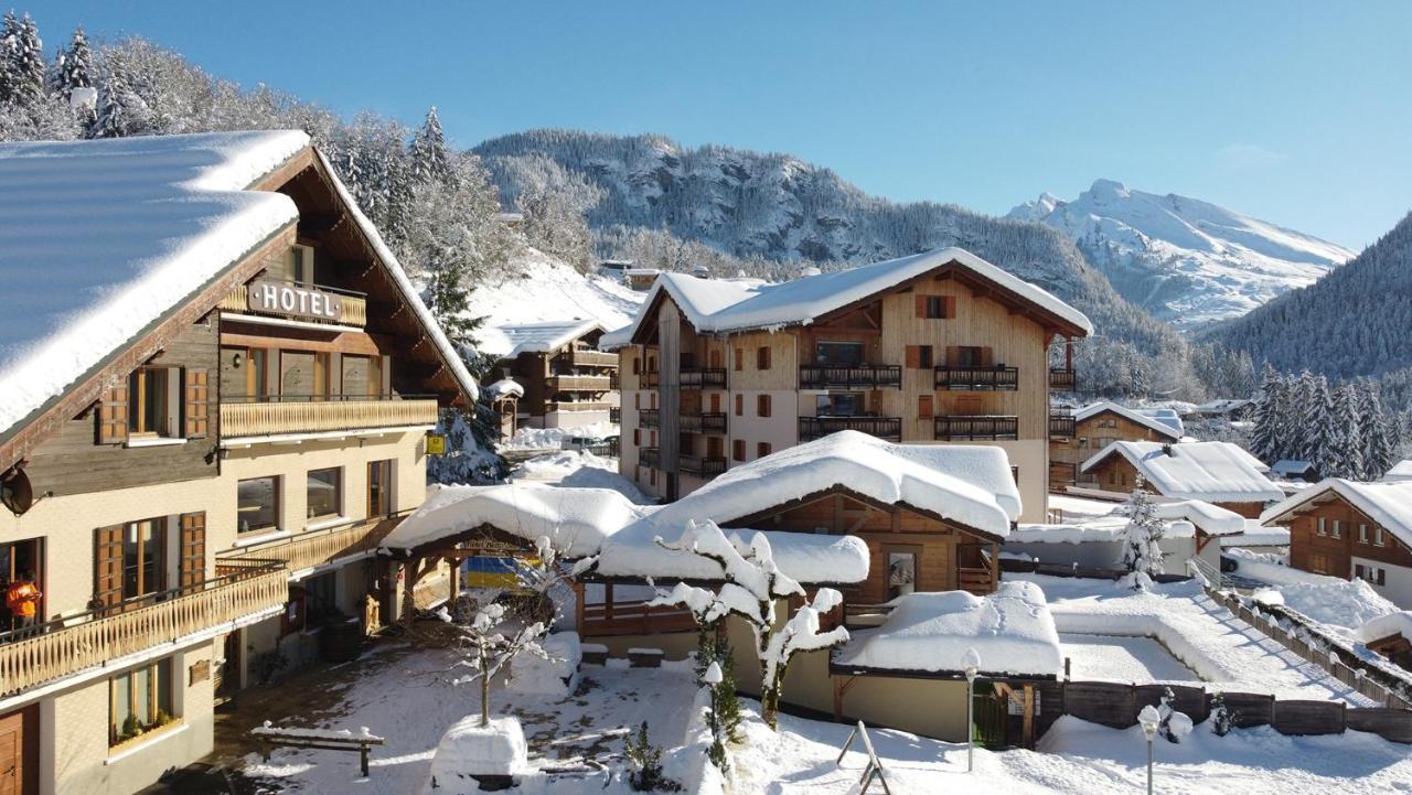 Logis Hotel&Spa Beau-Site Saint-Jean-de-Sixt Exterior foto