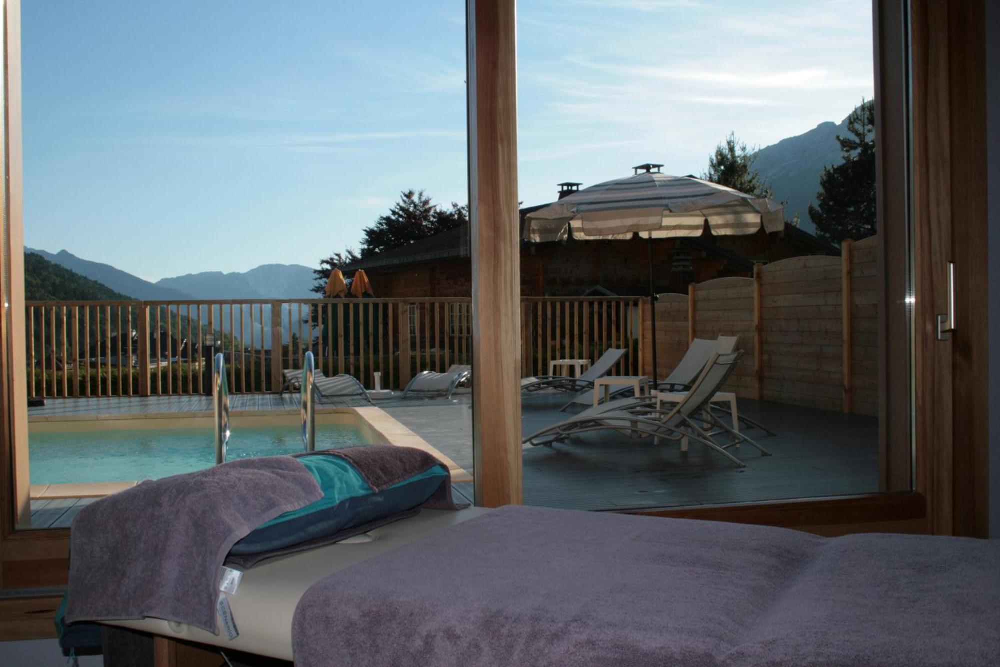 Logis Hotel&Spa Beau-Site Saint-Jean-de-Sixt Exterior foto