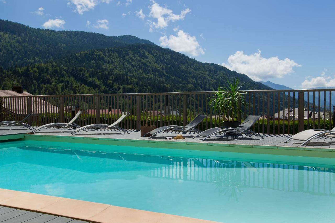 Logis Hotel&Spa Beau-Site Saint-Jean-de-Sixt Exterior foto